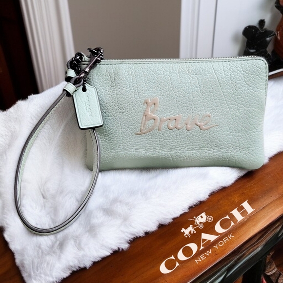 Coach Handbags - Coach Brave Wristlet